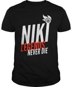 RIP Goodbye Niki Legends Never Die Shirt