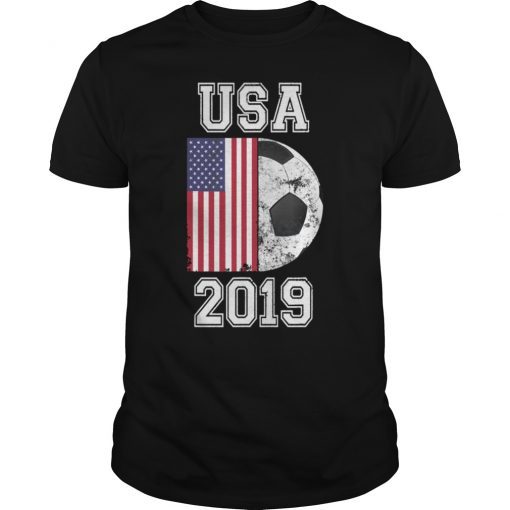 USA Flag 2019 France T-Shirt