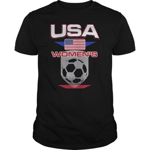 USA Women 2019 Soccer France Tee Shirt