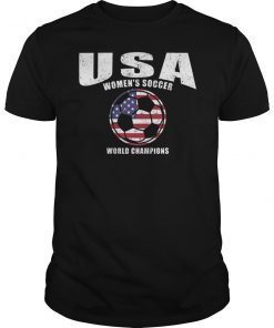 USA Women's Soccer World Champions T-Shirt