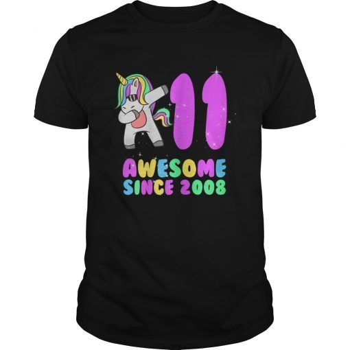 Unicorn 11th Birthday Shirts for Girls