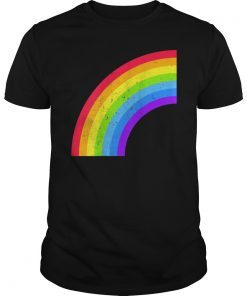 Vintage 80's Style LGBT Pride Rainbow Couple Group Matching Shirt