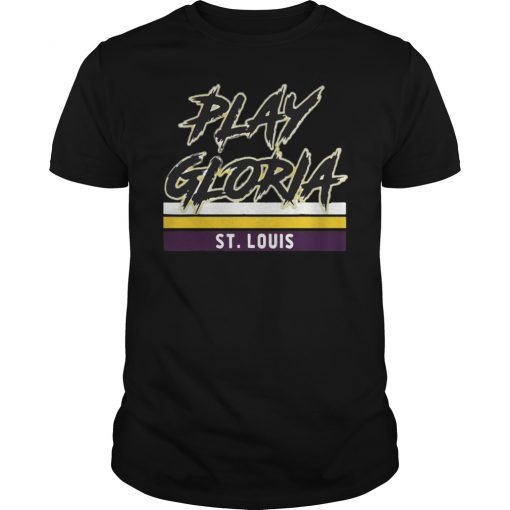 Vintage Play Gloria. St. Louis Hockey Fan T-Shirt