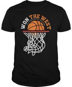 Warriors Won The West Shirt Oakland Basketball Fans T-Shirt
