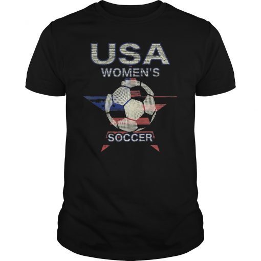 Women Soccer USA Team France 2019 World Tournament T-Shirt