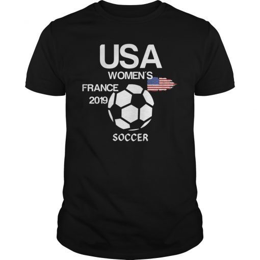 Women USA Soccer Team France 2019 Gift Shirt