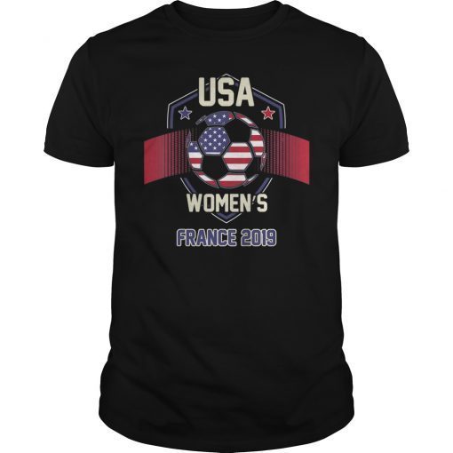 Women USA Soccer Team France 2019 TShirt