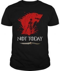 Womens Game of Throne Arya Not Today Shirt