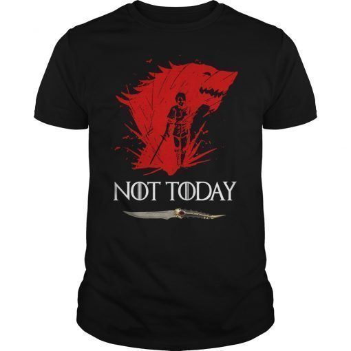 Womens Game of Throne Arya Not Today Shirt