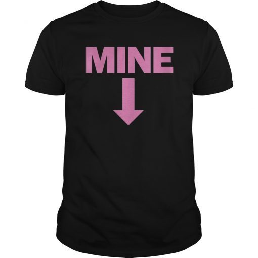 Womens Mine Down Arrow Pro Choice Pro Abortion V-Neck T-Shirt