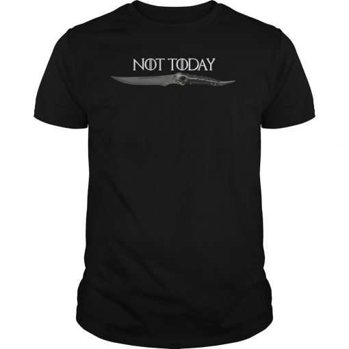 Womens Not Today Game of Thrones T-Shirt