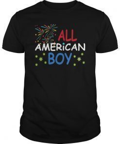4th of July Family Matching All American Boy Shirt