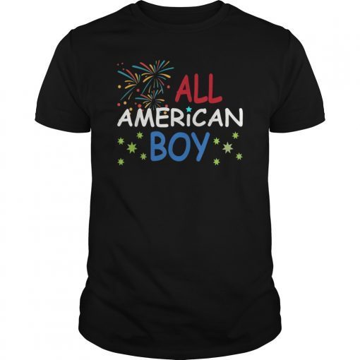 4th of July Family Matching All American Boy Shirt