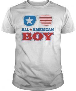 All American Boy Funny 4th Of July Independence Day Gift T-Shirt