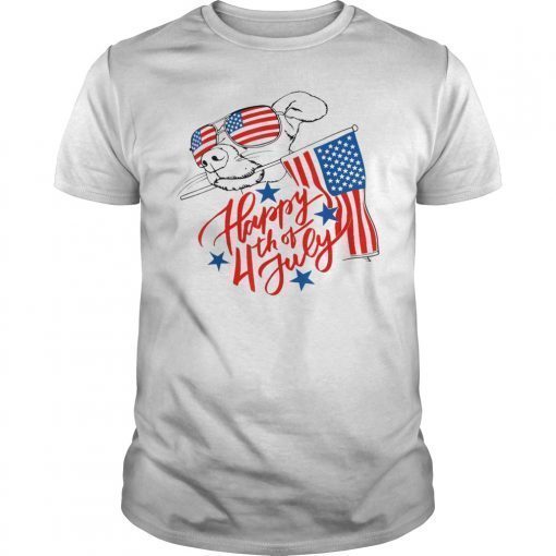 American Flag Patriotic Pitbull T-Shirt 4th of July USA Shirt