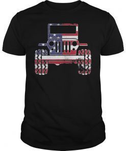 American Flag of jeep 4th Of July T shirt Jeep Drivers