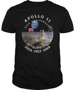 Apollo 11 50th Anniversary Moon Landing 1969 2019 TShirt