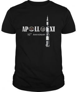 Apollo 11 Moon Landing 50th Anniversary 1969-2019 Tee