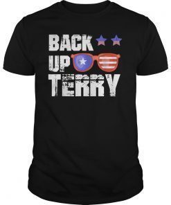 Back Up Terry American Flag USA 4th Of July Sunglasses Gifts Tee