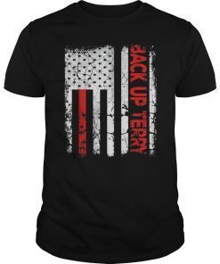 Back Up Terry USA 4th of July American Flag Men Women Gifts T-Shirt