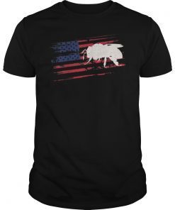 Beekeeper US American Flag Wasp 4th Of July T-Shirt
