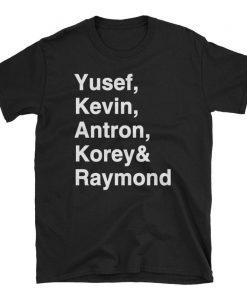 Central Park Five Shirt Yusef Kevin Antron Korey And Raymond Tee Shirt