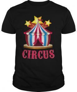 Circus Tent Emoticon Shirt For Event Staff and Kids