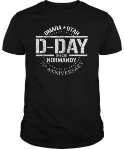 D-Day 75th Anniversary 1944-2019 Omaha Utah Beach Shirt