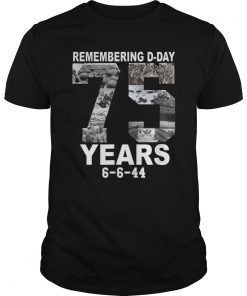 D-Day 75th Anniversary June 6th, 1944 WWII Memorial T-Shirt