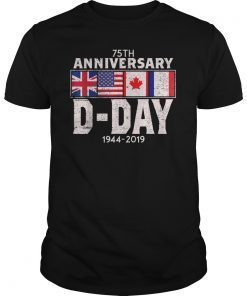 D-Day Normandy Landing 75th Anniversary Men Women Gift TShirt