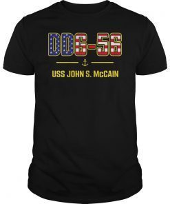 DDG-56 USS John S. McCain Tee Shirt