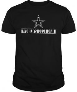 Dallas Cowboys World's Best Dad T-Shirt Father's Day 2019