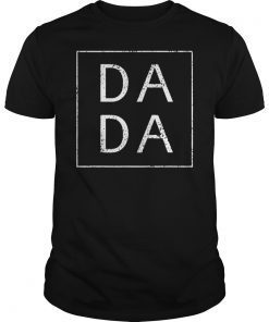 Distressed Dada T-Shirt Funny Retro Father's Day Tee