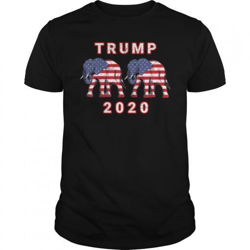 Donald Trump 2020 T-Shirt American President Flag Shirt 2020