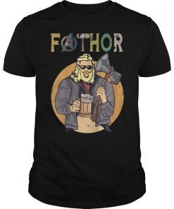 Fathor Avenger Like A Dad Drinking Beer T-Shirt