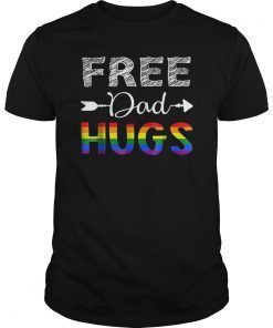 Free Dad Hugs Shirt LGBT