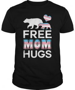 Free Mom Hugs - Women LGBT Pride Mama Bear T-Shirt