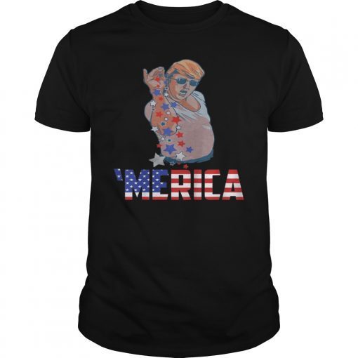 Funny Trump Bae Shirt 4th July Trump Salt Bae Freedom Shirt