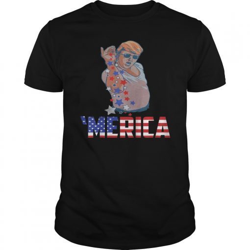 Funny Trump Bae Shirt - 4th July Trump Salt Bae Freedom TShirt