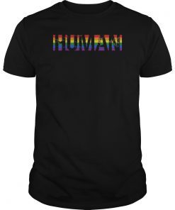 Gay Pride Shirt, Women Men, Human Shirt Gift, LGBT T-shirt, LBGTQ Tshirt, Gay Pride