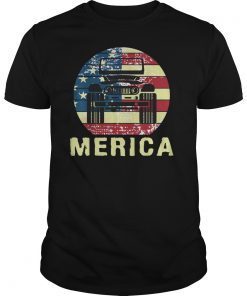 Gift Merica Jeep American flag tshirts
