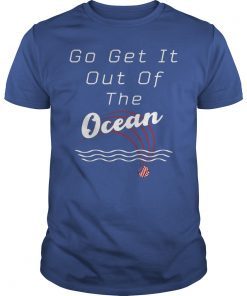 Go Get It out of the Ocean LA Dodgers Max Muncy Blue T-Shirt