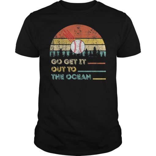 Go Get It out of the Ocean Vintage Retro T-Shirt