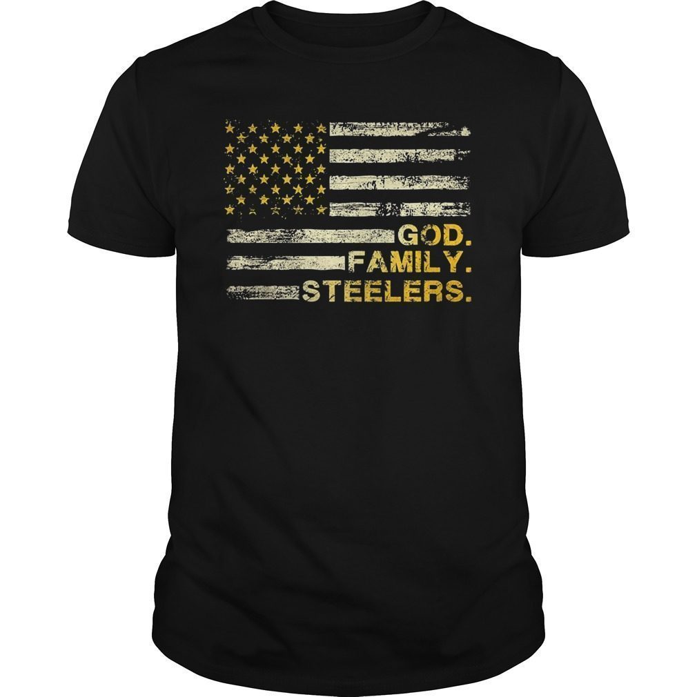 : God Family Steeler Shirt Father's Day Gift Tee T-Shirt