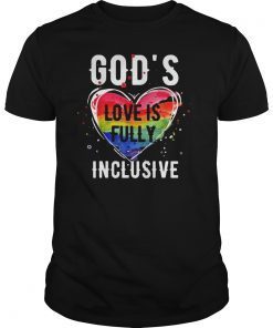 God's Love Is Fully Inclusive LGBT Gay Pride Christian Shirt