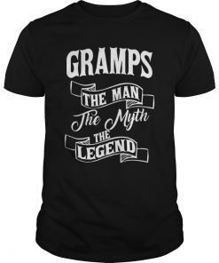 Gramps the man the myth the legend, gramps shirt, gramps gifts, Christmas gift for gramps