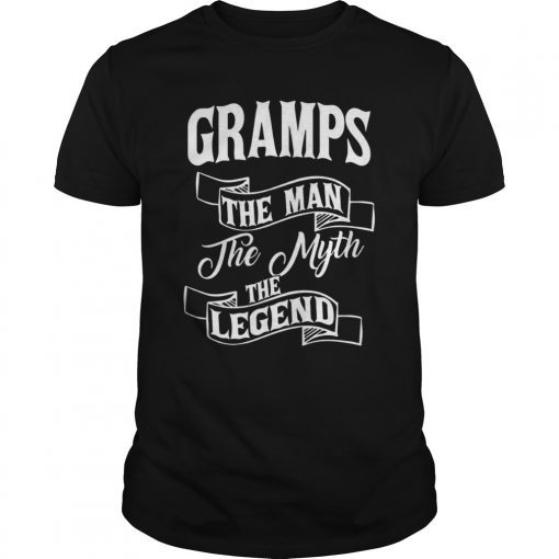 Gramps the man the myth the legend, gramps shirt, gramps gifts, Christmas gift for gramps