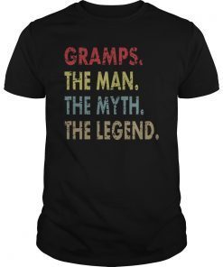 Grandpa SvG, Gramps The Man The Myth The Legend SvG, Grandfather SvG, Distressed, Vintage