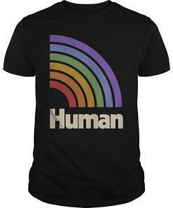HUMAN Flag LGBT Gay Pride Month Transgender 2019 T Shirt