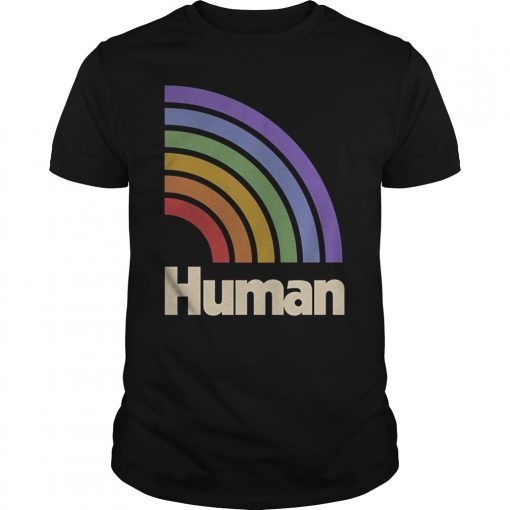 HUMAN Flag LGBT Gay Pride Month Transgender 2019 T Shirt